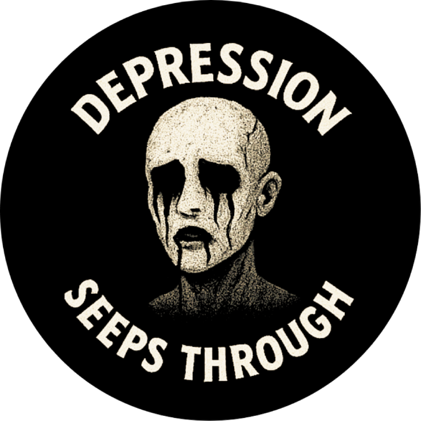 Depression Sleeps Through Button