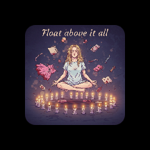 Float Above It All Magnet