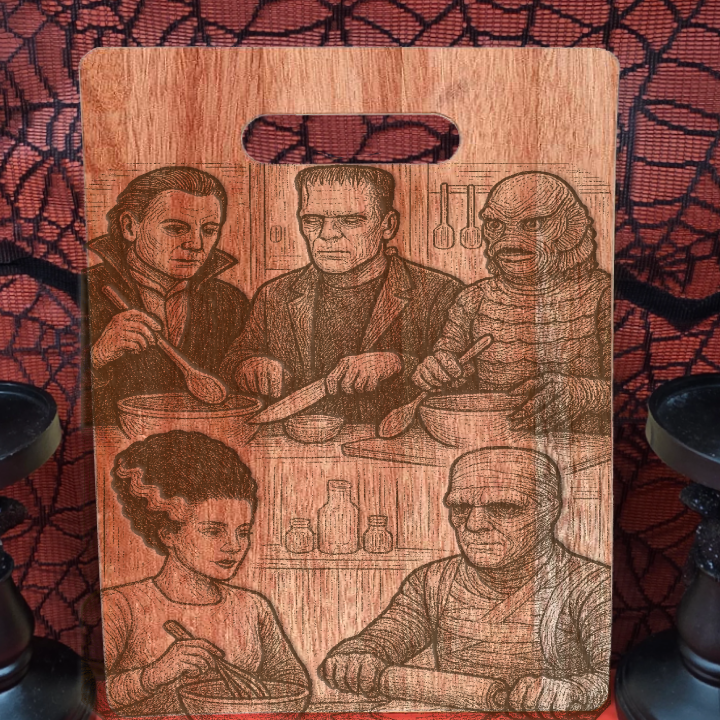 Monster Kitchen- Large Walnut