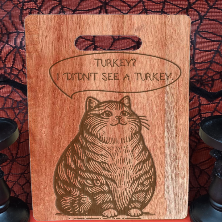 Turkey Cat- Large Walnut
