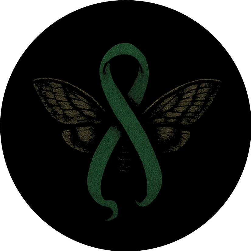 Ribbon Moth- Green Bottle Opener